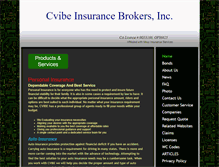 Tablet Screenshot of cvibeinsurance.com